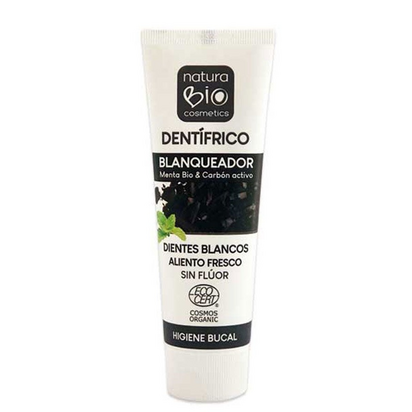 Naturabio Cosmetics Naturabio dentífrico Branqueador Sem Flúor Menta BIO 75ml